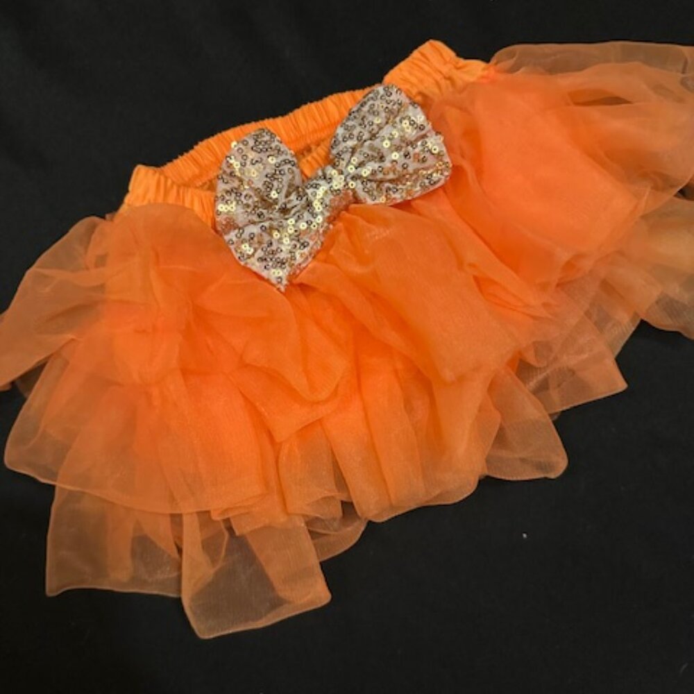 "Cutest Pumpkin in the Patch" Orange & Black Tutu Set    7398  NWT Boutique - Picture 7 of 7
